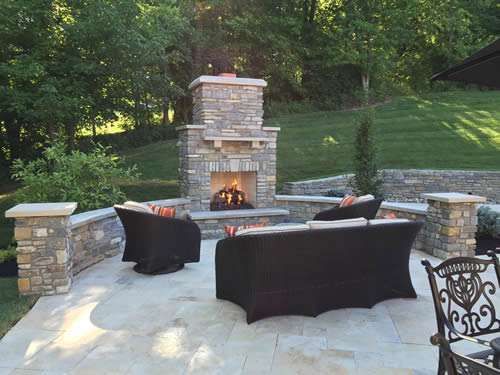 Outdoor Fireplaces from SmithScapes